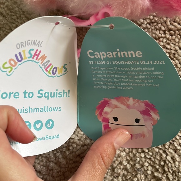 Caparinne squishmallow clip! If interested please comment - Picture 3 of 5